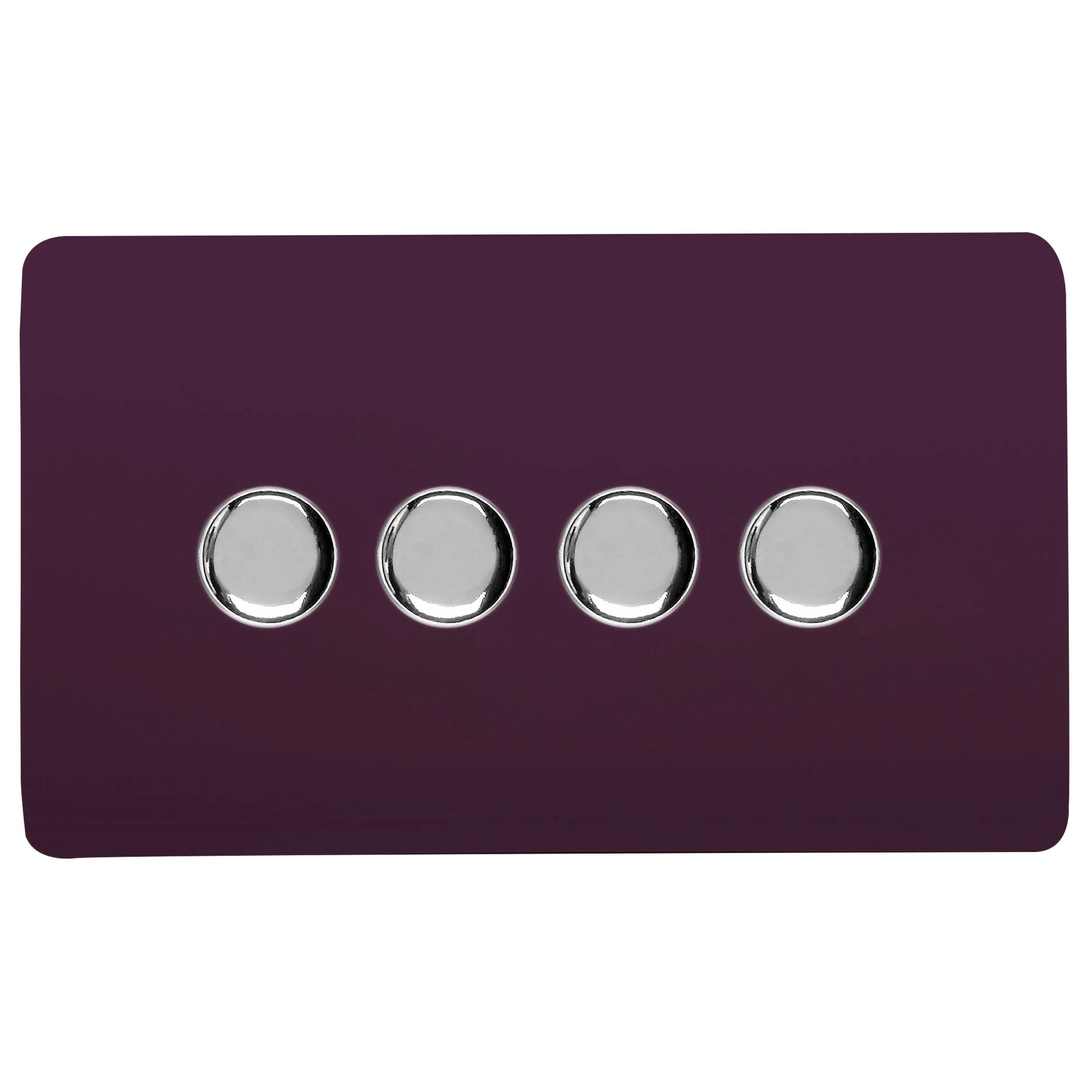 ART-4LDMPL  4 Gang 2 Way LED Dimmer Switch Plum